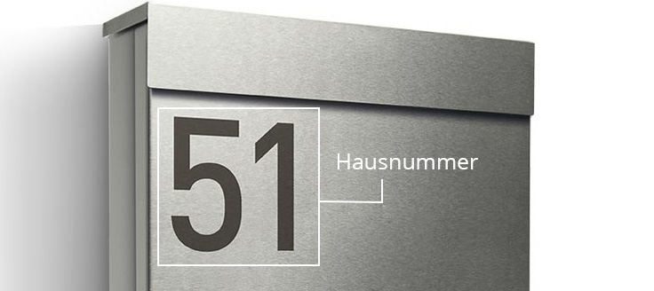Briefkasten Letterman M in Edelstahl von Radius Design | designbowl Briefkasten Letterman M in Edelstahl von Radius Design | designbowl